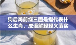 狗后鸡前绕三圈是指代表什么生肖，成语解释释义落实