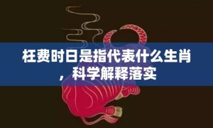 枉费时日是指代表什么生肖，科学解释落实