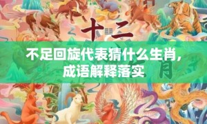 不足回旋代表猜什么生肖,成语解释落实