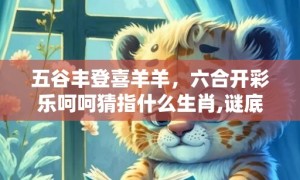 五谷丰登喜羊羊，六合开彩乐呵呵猜指什么生肖,谜底释义解释落实