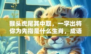 猴头虎尾其中取，一字出将你为先指是什么生肖，成语释义解释落实