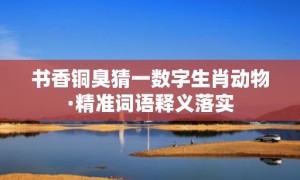 书香铜臭猜一数字生肖动物·精准词语释义落实