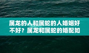 属龙的人和属蛇的人婚姻好不好？属龙和属蛇的婚配如何？