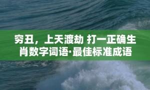 穷丑，上天渡劫 打一正确生肖数字词语·最佳标准成语落实释义