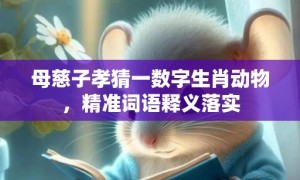 母慈子孝猜一数字生肖动物，精准词语释义落实