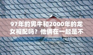 97年的男牛和2000年的龙女相配吗？他俩在一起是不是一生财帛无忧？