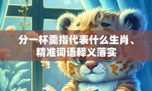 分一杯羹指代表什么生肖、精准词语释义落实