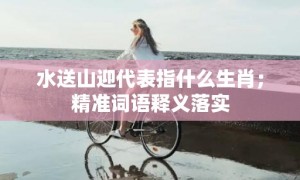 水送山迎代表指什么生肖；精准词语释义落实