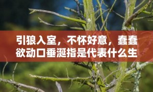 引狼入室，不怀好意，蠢蠢欲动口垂涎指是代表什么生肖，成语释义解释落实