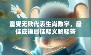 童叟无欺代表生肖数字，最佳成语最佳释义解释答