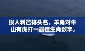 损人利己排头名，羊角对牛山有虎打一最佳生肖数字，指的是什么生肖，成语最佳释义解释答