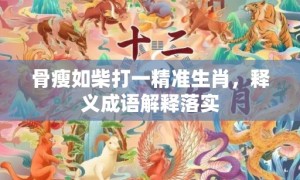 骨瘦如柴打一精准生肖，释义成语解释落实