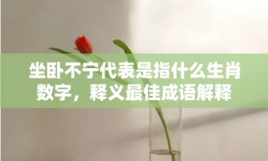 坐卧不宁代表是指什么生肖数字，释义最佳成语解释