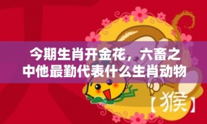 今期生肖开金花，六畜之中他最勤代表什么生肖动物，成语释义解释落实