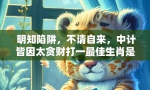 明知陷阱，不请自来，中计皆因太贪财打一最佳生肖是什么、释义成语解释落实