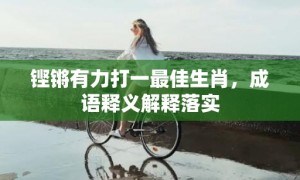 铿锵有力打一最佳生肖，成语释义解释落实