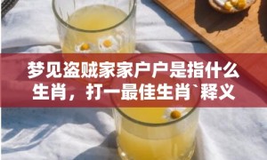 梦见盗贼家家户户是指什么生肖，打一最佳生肖`释义成语解释落实