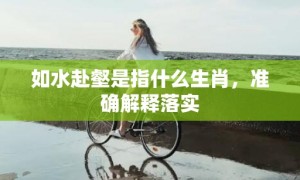 如水赴壑是指什么生肖，准确解释落实