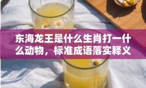 东海龙王是什么生肖打一什么动物，标准成语落实释义