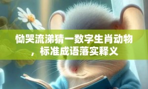 恸哭流涕猜一数字生肖动物，标准成语落实释义