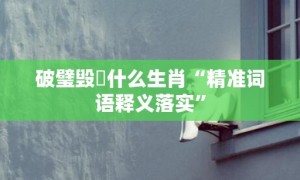 破璧毁珪什么生肖“精准词语释义落实”