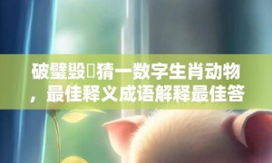 破璧毁珪猜一数字生肖动物，最佳释义成语解释最佳答