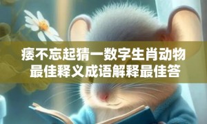 痿不忘起猜一数字生肖动物 最佳释义成语解释最佳答