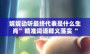 娓娓动听最终代表是什么生肖”精准词语释义落实“