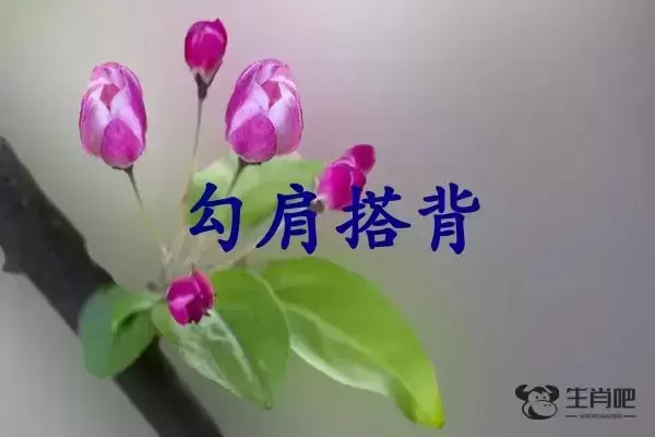 勾肩搭背