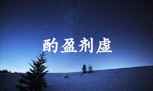 酌盈剂虚