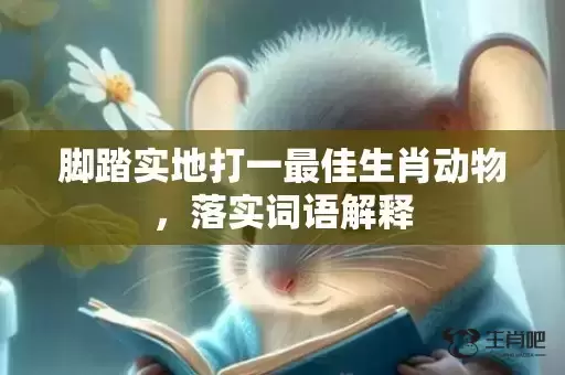 脚踏实地打一最佳生肖动物，落实词语解释