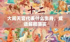 大闹天宫代表什么生肖，成语解释落实