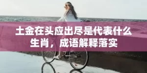 土金在头应出尽是代表什么生肖，成语解释落实