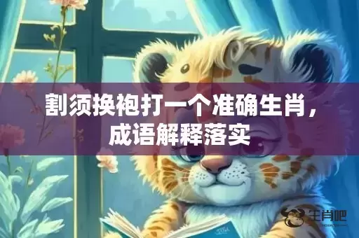 割须换袍打一个准确生肖,成语解释落实 割须换袍打一个准确生肖,成语解释落实