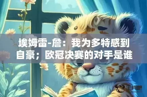 埃姆雷-詹：我为多特感到自豪；欧冠决赛的对手是谁并不重要