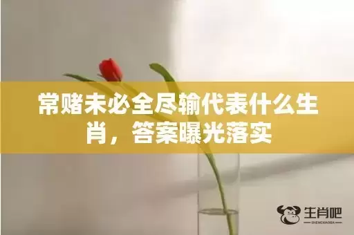 常赌未必全尽输代表什么生肖，答案曝光落实