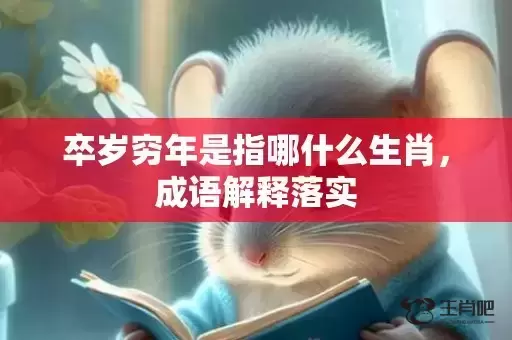 卒岁穷年是指哪什么生肖，成语解释落实