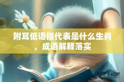 附耳低语指代表是什么生肖,成语解释落实 附耳低语指代表是什么生肖,成语解释落实