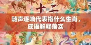 随声逐响代表指什么生肖，成语解释落实