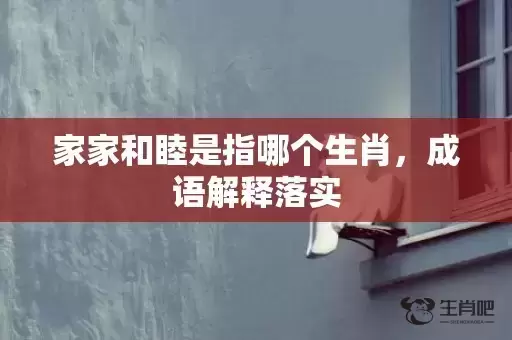 家家和睦是指哪个生肖，成语解释落实