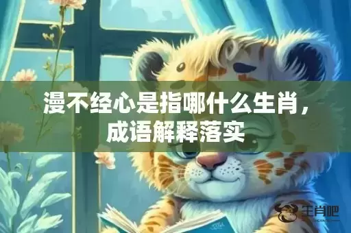 漫不经心是指哪什么生肖,成语解释落实 漫不经心是指哪什么生肖,成语解释落实