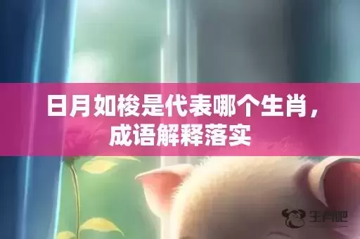 日月如梭是代表哪个生肖,成语解释落实 日月如梭是代表哪个生肖,成语解释落实