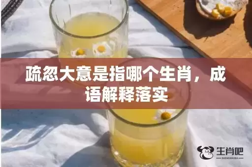 疏忽大意是指哪个生肖,成语解释落实 疏忽大意是指哪个生肖,成语解释落实