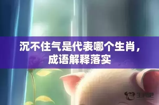 沉不住气是代表哪个生肖，成语解释落实