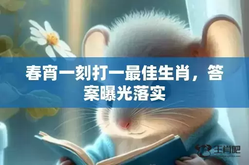 春宵一刻打一最佳生肖,答案曝光落实 春宵一刻打一最佳生肖,答案曝光落实