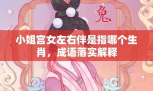 小姐宫女左右伴是指哪个生肖，成语落实解释