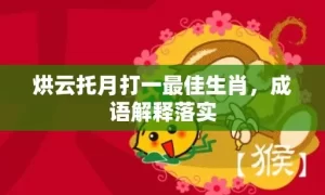 烘云托月打一最佳生肖，成语解释落实