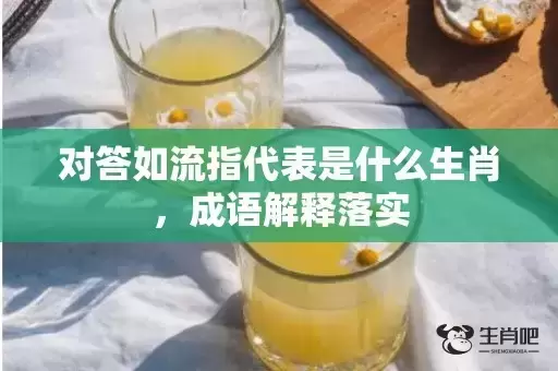 对答如流指代表是什么生肖，成语解释落实