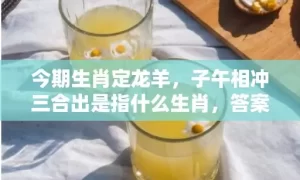 今期生肖定龙羊，子午相冲三合出是指什么生肖，答案曝光落实