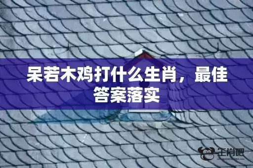 呆若木鸡打什么生肖，最佳答案落实